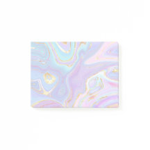 notas de posto de mármore fluido