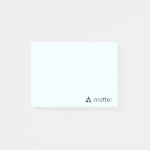 Bloco De Notas Notas de Posto de Matéria