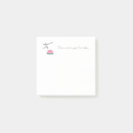 Bloco De Notas Notas de Posto de Metas Diárias - Lotus & Swordmas