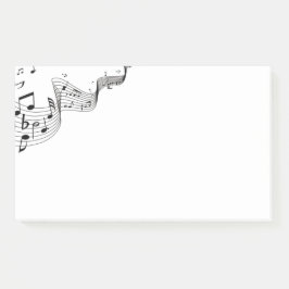 Bloco De Notas Notas de Posto de música