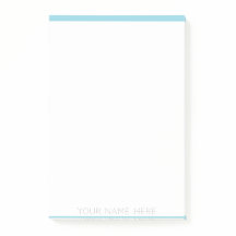 Notas de Posto de Nome Personalizado para Uso Pess