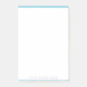 Bloco De Notas Notas de Posto de Nome Personalizado para Uso Pess