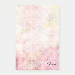 Bloco De Notas Notas de posto de padrões ornamentais vindos