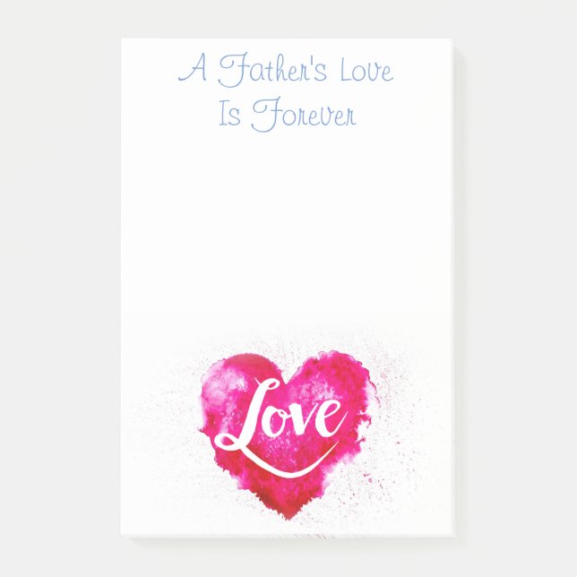 Bloco De Notas Notas de Posto de pai (Frente)