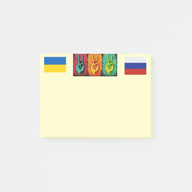 Bloco De Notas Notas de Posto de Paz (Frente)