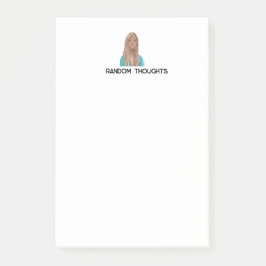 Bloco De Notas Notas de Posto de Pensamentos Aleatórios