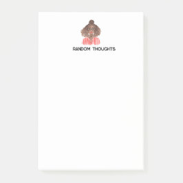 Bloco De Notas Notas de Posto de Pensamentos Aleatórios