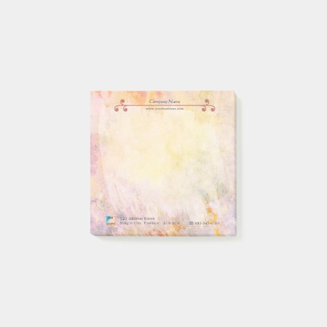 Bloco De Notas Notas de Posto de Promocionais refinados - Cambria (Frente)