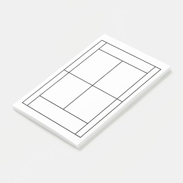 Bloco De Notas Notas de Posto de Registro de tênis (Inclinado)