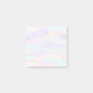 Bloco De Notas Notas de Posto de Traços de Pintura de Pastel