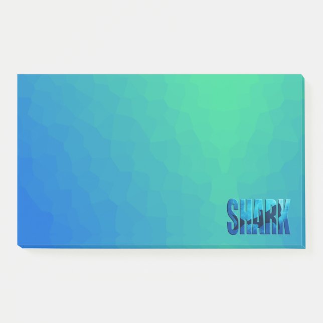 Bloco De Notas notas de posto de tubarões (Frente)