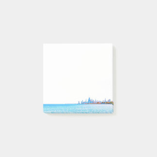 Bloco De Notas Notas de Posto do Chicago Skyline