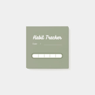 Bloco De Notas Notas de Posto do Controlador de Hábitos de Cuta V