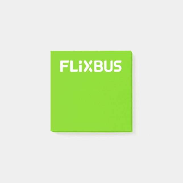 Bloco De Notas Notas de Posto do Flixbus (Frente)