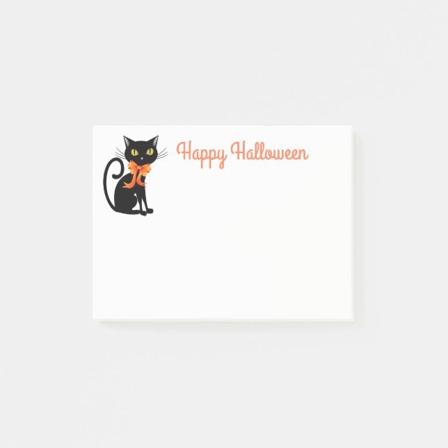 Bloco De Notas Notas de Posto do Halloween (Frente)