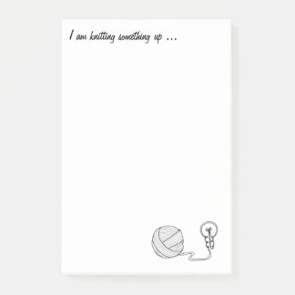 Bloco De Notas Notas de Posto do Knit Inspirations