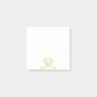 Bloco De Notas Notas de Posto do laboratório amarelo de 3"x3"