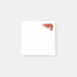 Bloco De Notas Notas de Posto do Shrimp