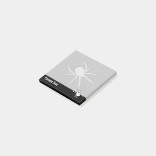 Bloco De Notas Notas de Posto do Spider Silhouette