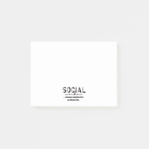 Bloco De Notas Notas de Posto do Trabalhador Social