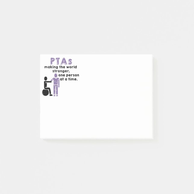 Bloco De Notas Notas de Posto dos Assistentes de Terapêutica Físi (Frente)