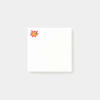 Bloco De Notas Notas de Posto em quadrinhos