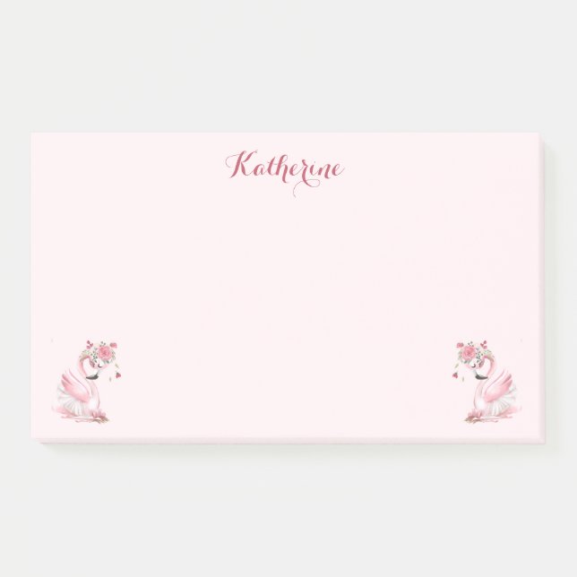 Bloco De Notas Notas de Posto Flamingo (Frente)