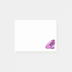 Bloco De Notas Notas De Posto Gem Roxo