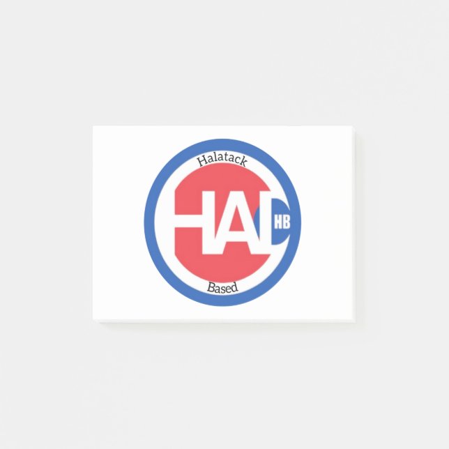 Bloco De Notas Notas de Posto Halatack (Frente)