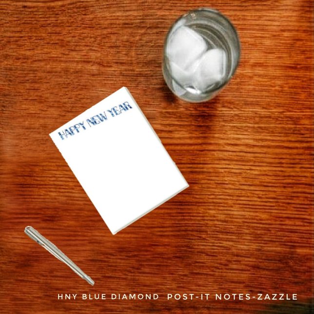 Bloco De Notas Notas de Posto HNY Blue Diamond (Criador carregado)