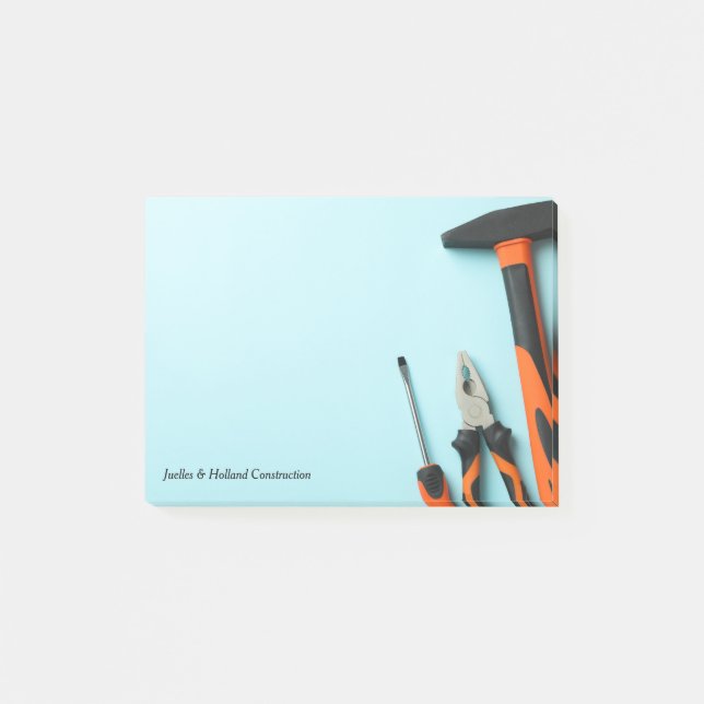 Bloco De Notas Notas de Posto Mínimas do Conjunto de Ferramentas  (Frente)