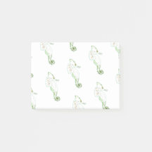 Notas de Posto para cavalos-marinhos verdes