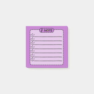 Bloco De Notas Notas de Posto Personalizadas de Gato Preto Cinto