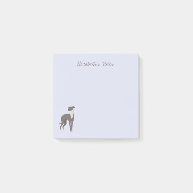 Bloco De Notas Notas de Posto Personalizadas do Cão de Cartoon Gr (Frente)