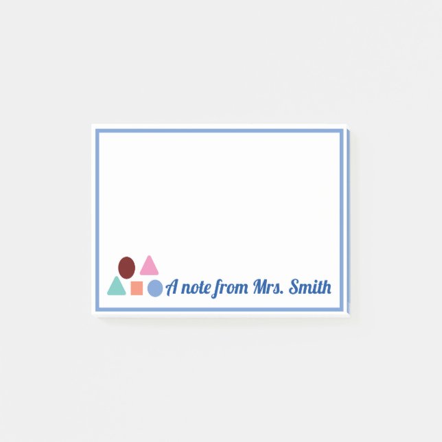 Bloco De Notas Notas de Posto PERSONALIZADAS EM MATEMÁTICA (Frente)