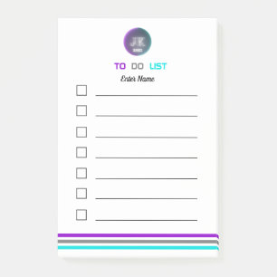 Bloco De Notas Notas de Posto personalizadas para o logotipo JK 2