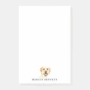 Bloco De Notas Notas de Posto personalizado Labrador Retriever