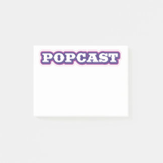 Bloco De Notas Notas de posto POPCAST