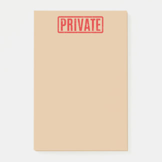 Bloco De Notas Notas de Posto Privado Escritas