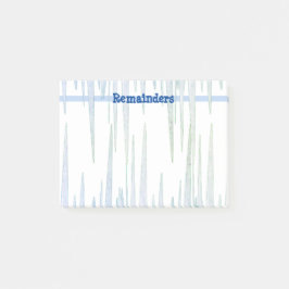 Bloco De Notas Notas de Posto Remanescente de Ícteis Azuis