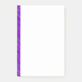 Bloco De Notas Notas de Posto Roxo Marbled