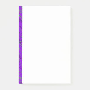 Bloco De Notas Notas de Posto Roxo Marbled