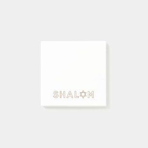 Bloco De Notas Notas de Posto Shalom