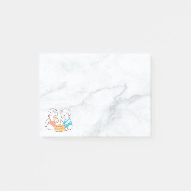 Bloco De Notas Notas de Posto Twin (Frente)