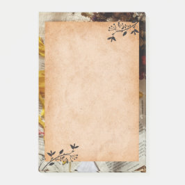 Bloco De Notas Notas de Posto Vintage