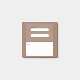 Bloco De Notas Notas de Senha do Site Seguro e Conveniente