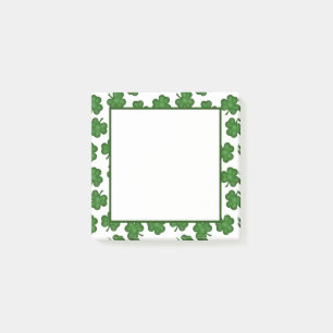 Bloco De Notas Notas de Shamrocks Textos