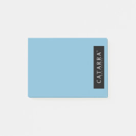 Bloco De Notas Notas - direito preto do logotipo