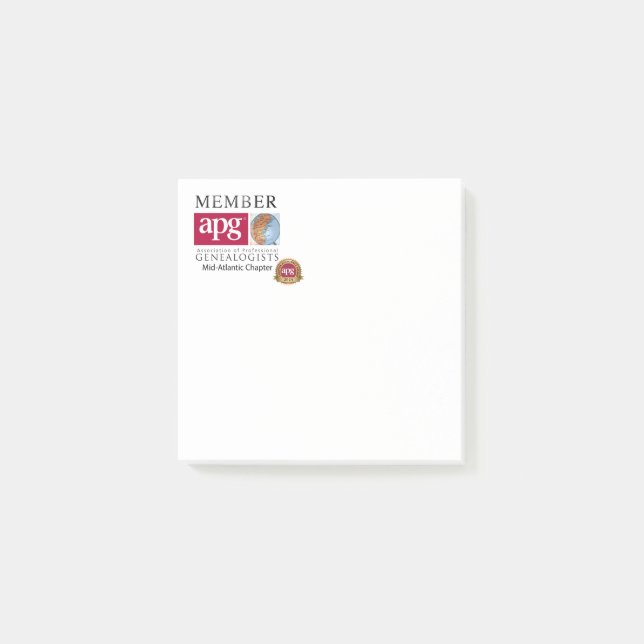 Bloco De Notas Notas do Atlântico médio (Frente)