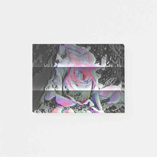 Bloco De Notas Notas do Buquê Techno (Frente)